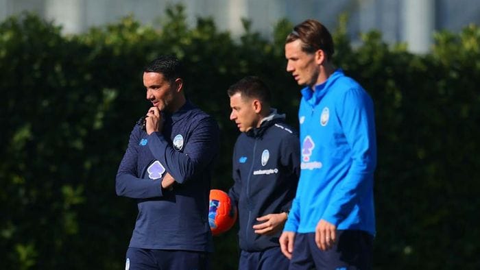 Primo allenamento con la squadra al completo per mister Palladino