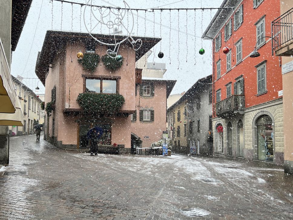 Clusone sotto la neve
