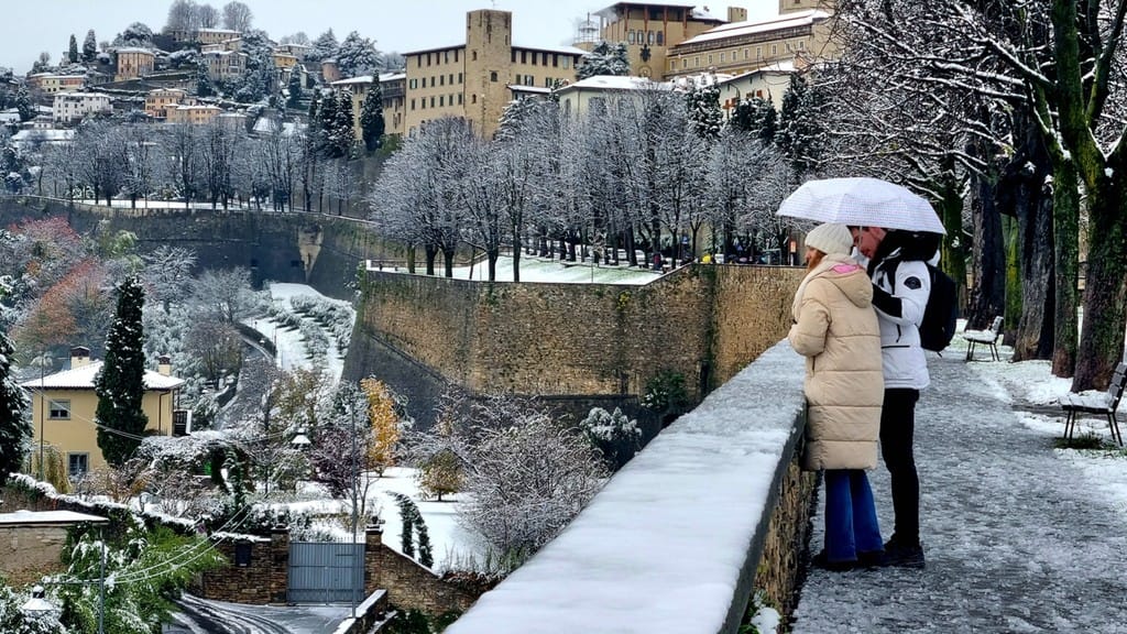 Prima neve - città alta e maresana