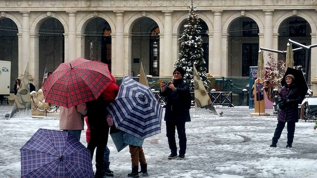 Prima neve - città alta e maresana