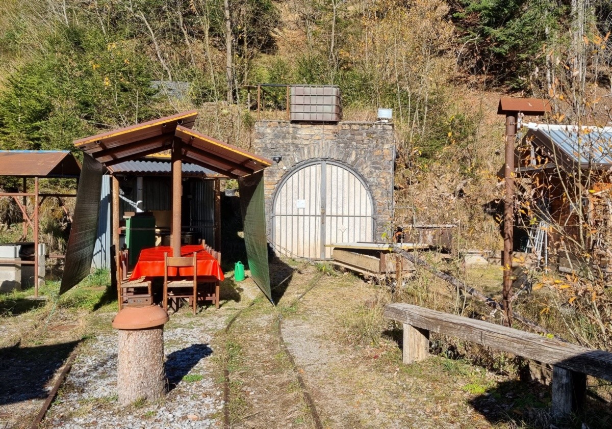 L’ingresso della miniera Stentata