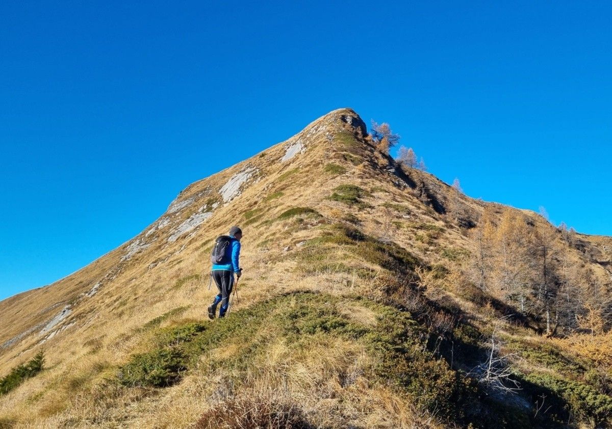 Verso la cima del monte Campione