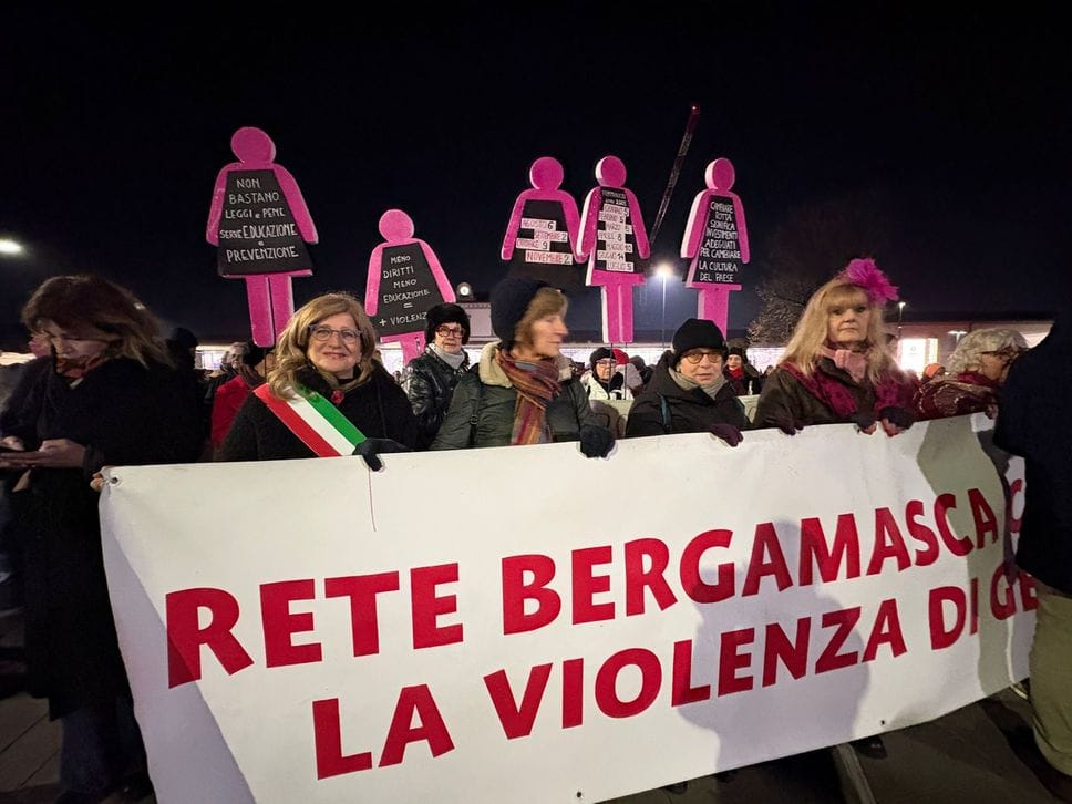 Con la «Rete bergamasca contro la violenza di genere» anche la sindaca Carnevali