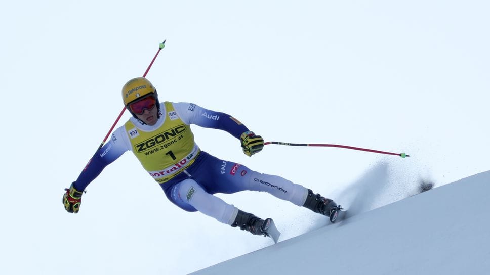 Mattia Casse (foto d’archivio), 35 anni, è pronto a iniziare la stagione olimpica: giovedì 27 sarà in gara nel superG di Copper Mountain, in Colorado