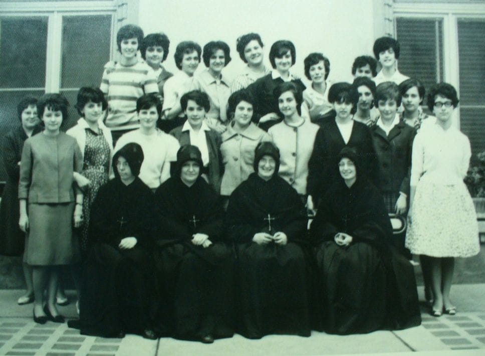 Una classe dell’Istituto comprensivo Capitanio (1960)