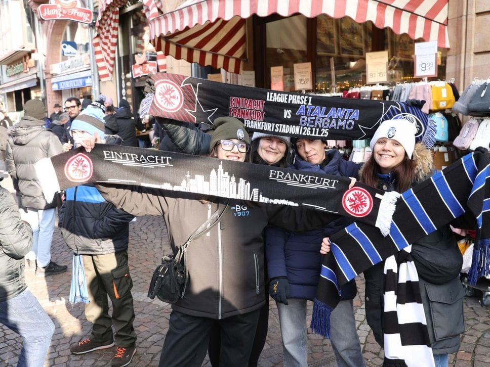 Tifosi a Francoforte