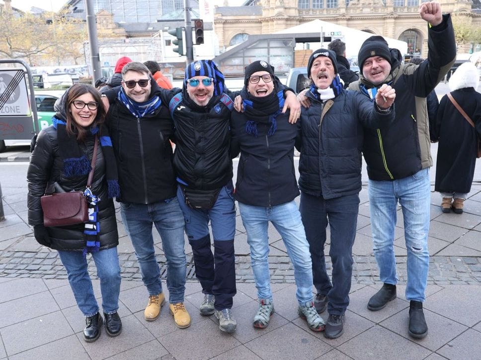 Tifosi a Francoforte