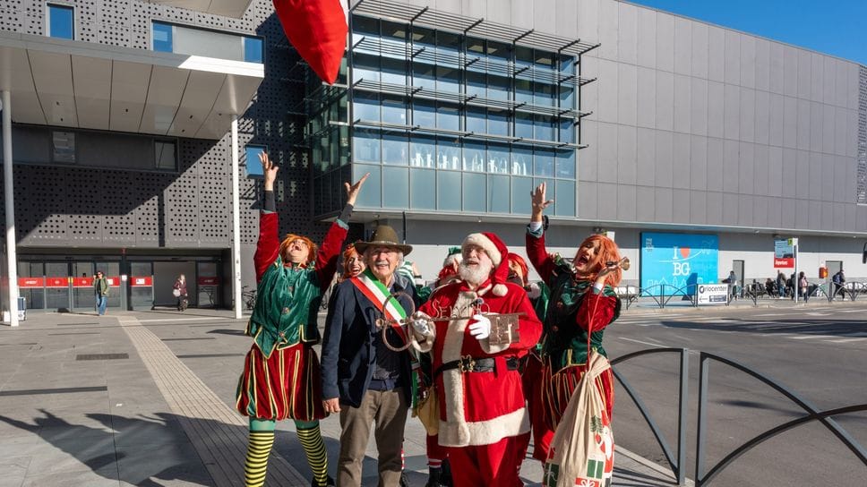 Babbo Natale all’aeroporto di Orio al Serio
