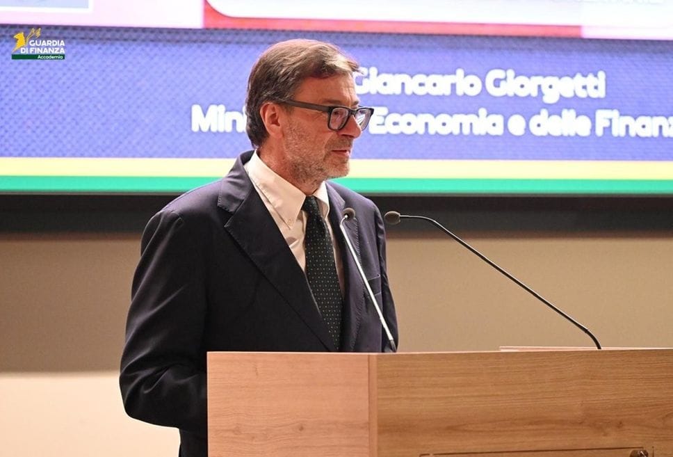 Il ministro Giorgetti a Bergamo