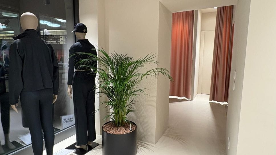 Il negozio in centro a Bergamo