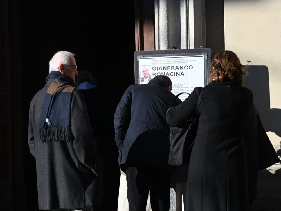 L’ultimo saluto a Gianfranco Bonacina