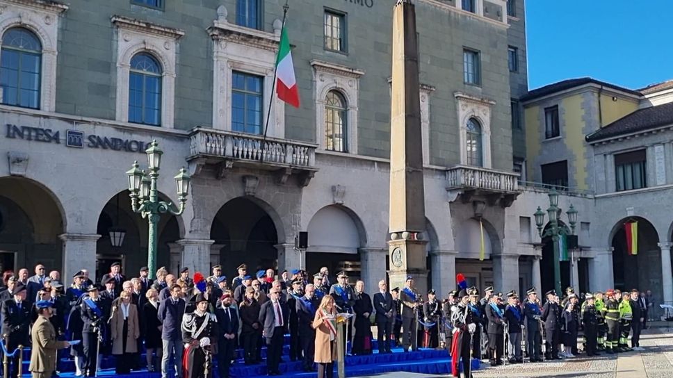 Un momento della cerimonia dello scorso anno