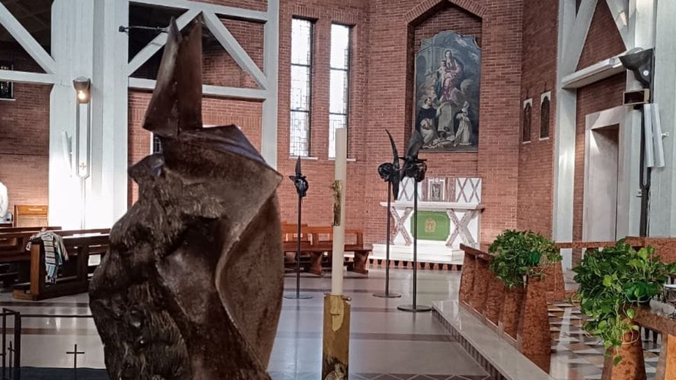 In chiesa le opere di  Gianni Grimaldi