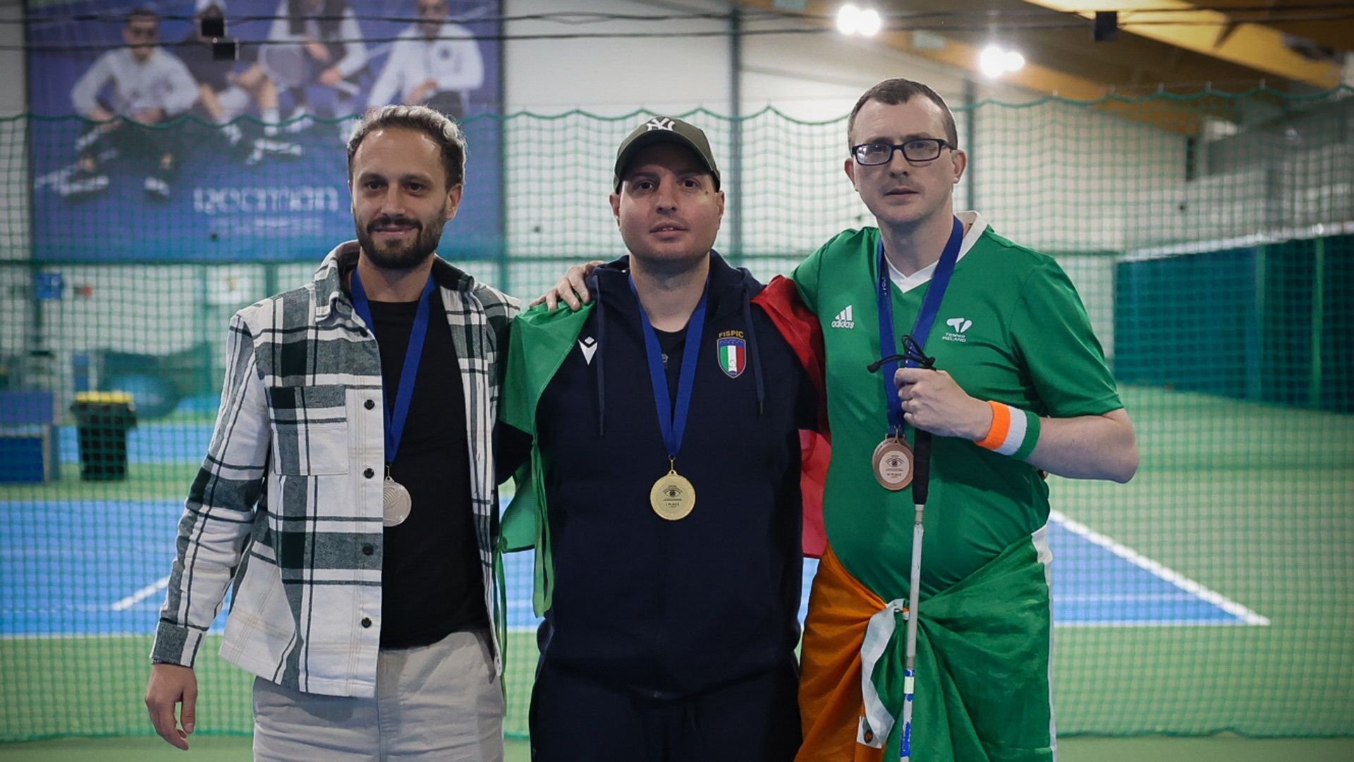 Con Davide Viglianti il blind tennis italiano sbarca agli Australian Open Con Davide Viglianti il blind tennis italiano sbarca agli Australian Open