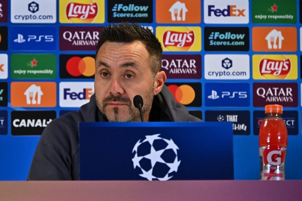 Marseille - Atalanta Roberto De Zerbi (allenatore, Olympique Marseille) Afb