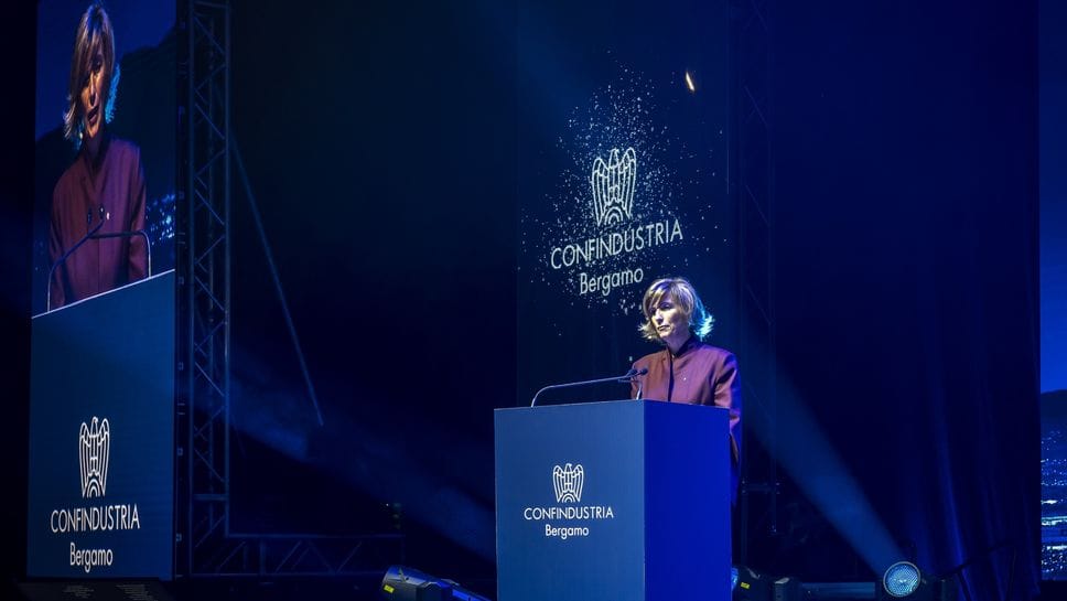 La presidente Giovanna Ricuperati durante il suo intervento