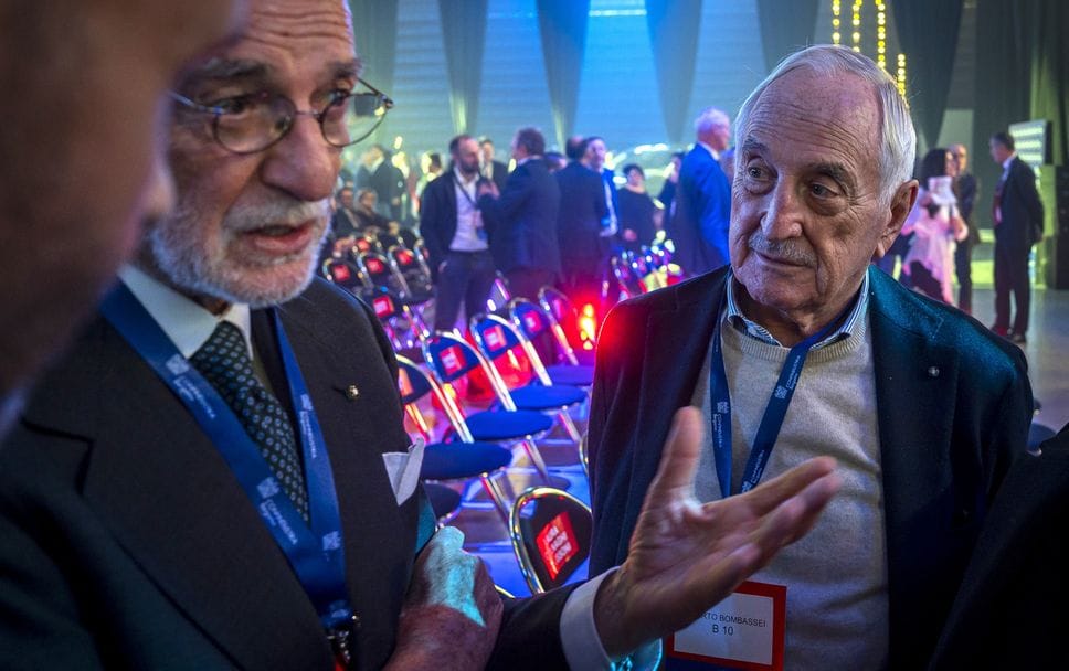 Assemblea Confindustria Bergamo 2025 nella foto: GianFelice Rocca e Alberto Bombassei