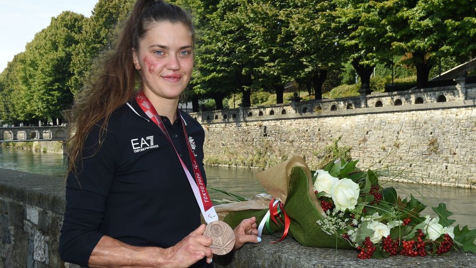 L’atleta paralimpica Veronica Yoko Plebani. Abita a Palazzolo ma è di origini bergamasche
