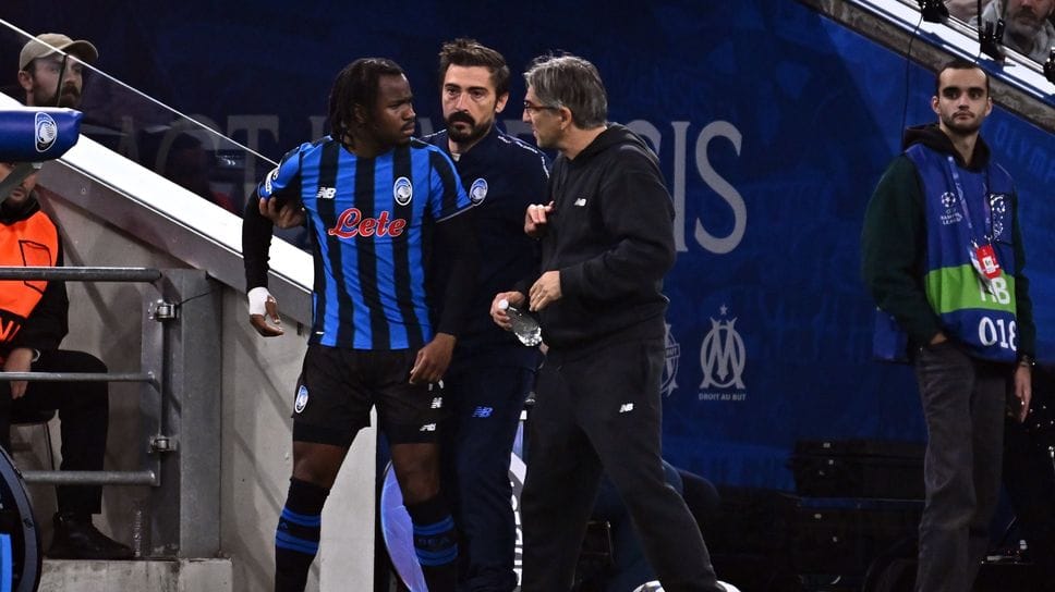 Juric e Lookman, tensione durante la sostituzione a Marsiglia