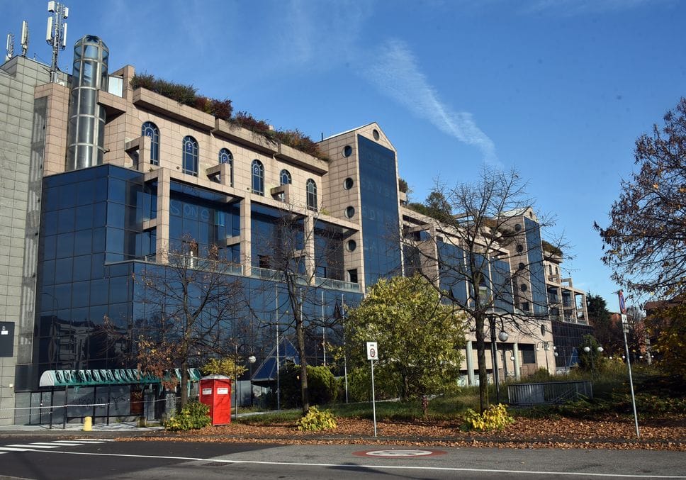 L’esterno del complesso dell’ex Una Hotel