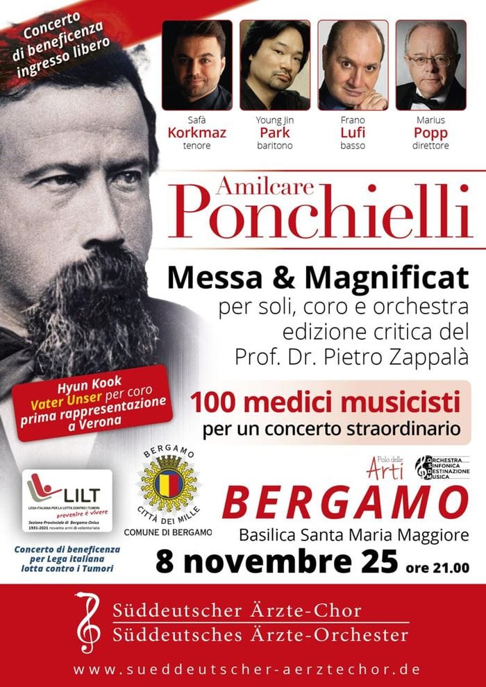 La locandina del concerto