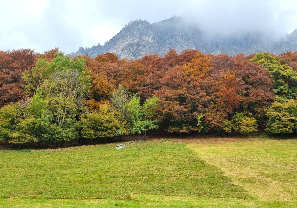 Giochi di colori presso le baite di Redorta