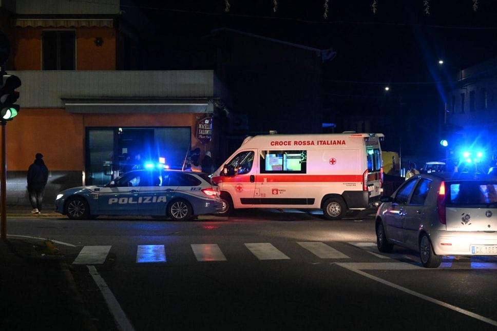 Il luogo dell’incidente di Palazzolo dove ha perso la vita Nicholas Ruggeri, 17enne di Bolgare