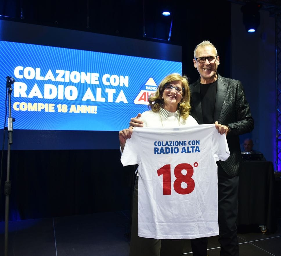 Teo Mangione con la sindaca di Bergamo Elena Carnevali