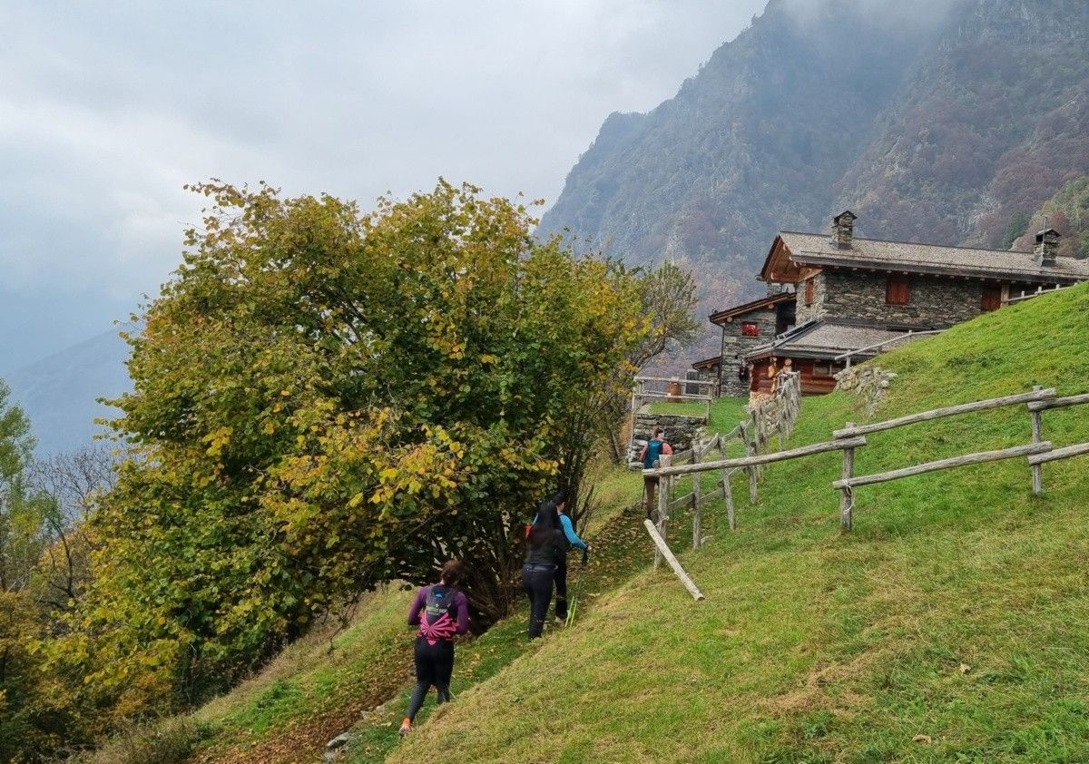 Il secondo nucleo delle baite di Redorta