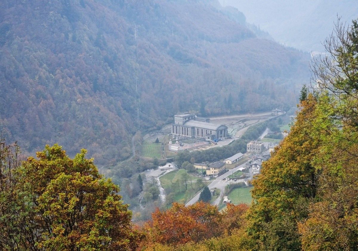 La centrale idroelettrica dei Dossi