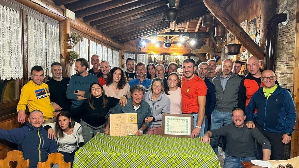 Foto di gruppo a Valbondione