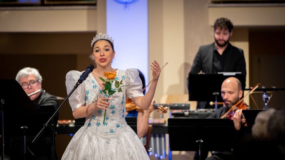 Un momento dello spettacolo