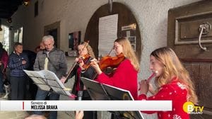 Mapello, l'inaugurazione del presepe di Cabergnino