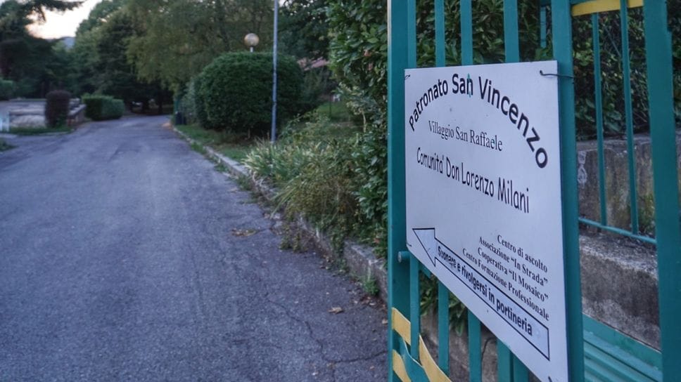 Alcuni ragazzi della Comunità