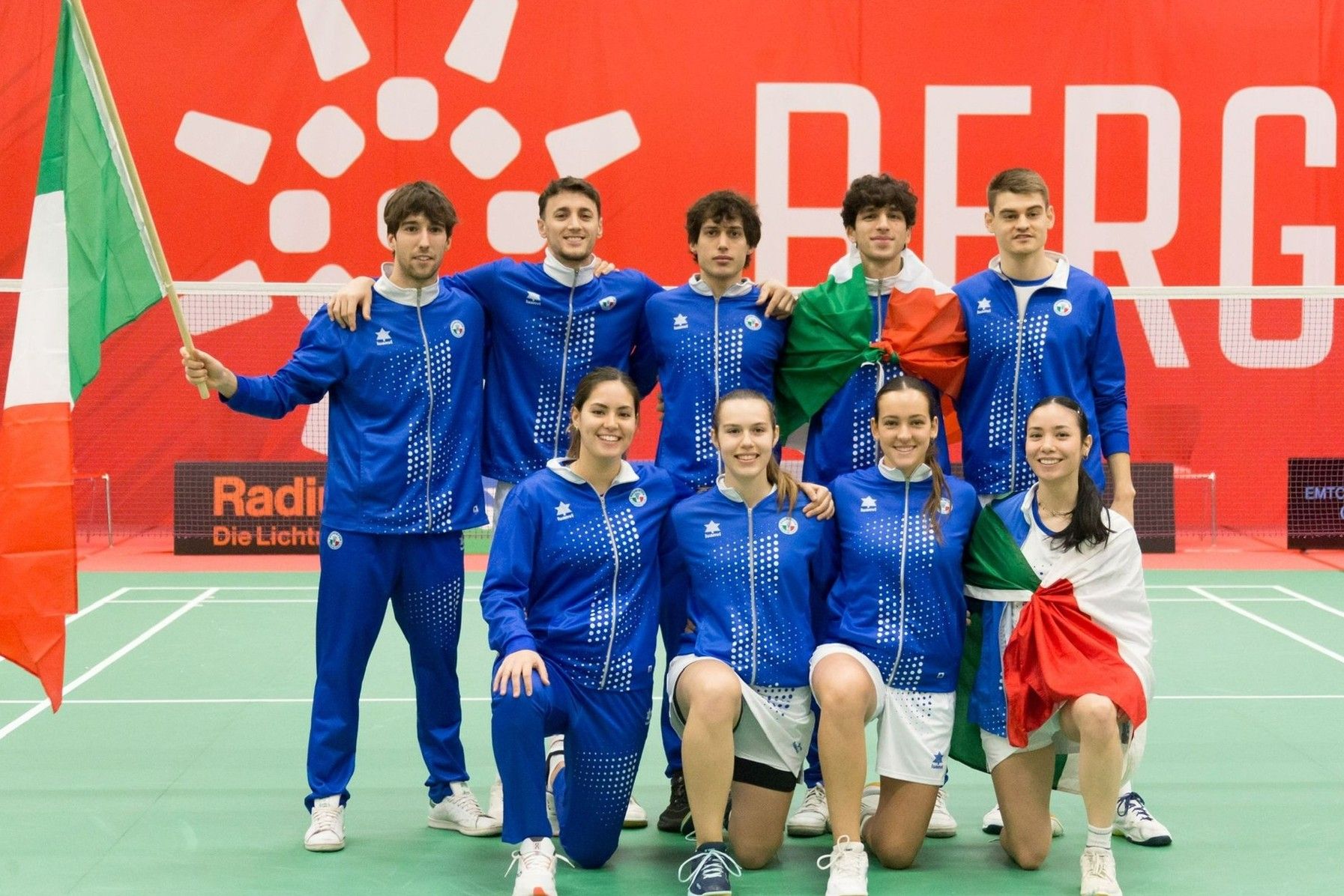 Martina Corsini con la Nazionale Italiana agli Europei a squadre 2024