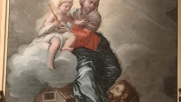 Un particolare del  dipinto
