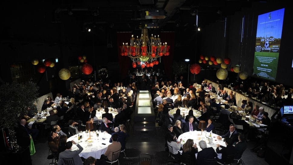 La cena di Natale dell’Accademia dello sport per la solidarietà