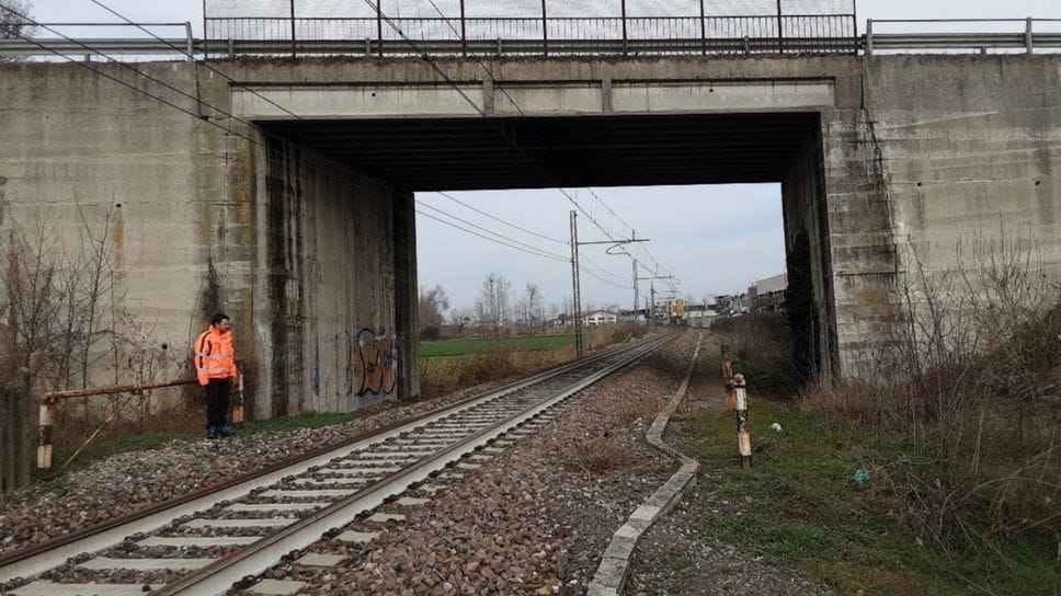 Il ponte a Caravaggio, sulla sp 85