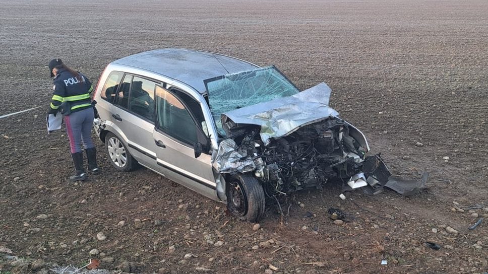 L’auto coinvolta nell’incidente
