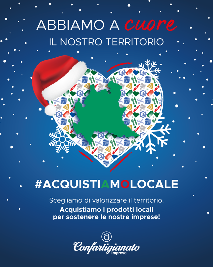 La locandina dell’iniziativa «Acquistiamo locale»