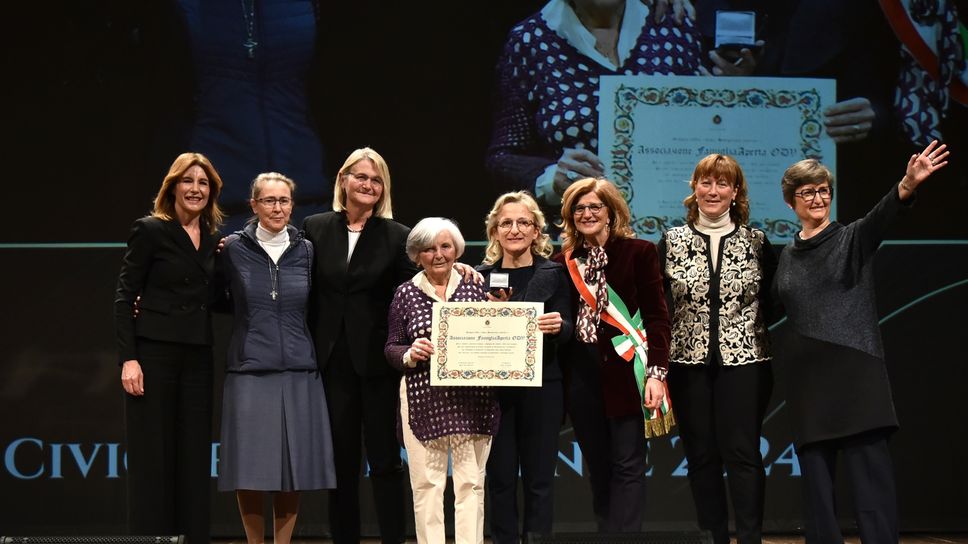 Un momento delle benemerenze del 2024