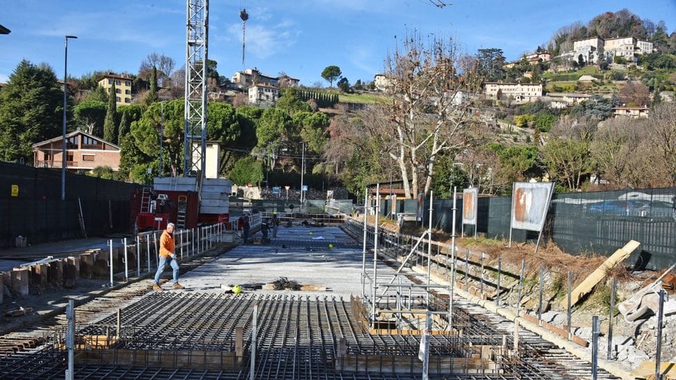 I lavori per la vasca di laminazione in largo Barozzi