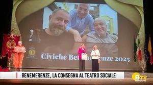 Bergamo, al teatro sociale di Città Alta la cerimonia di consegna delle benemerenze civiche