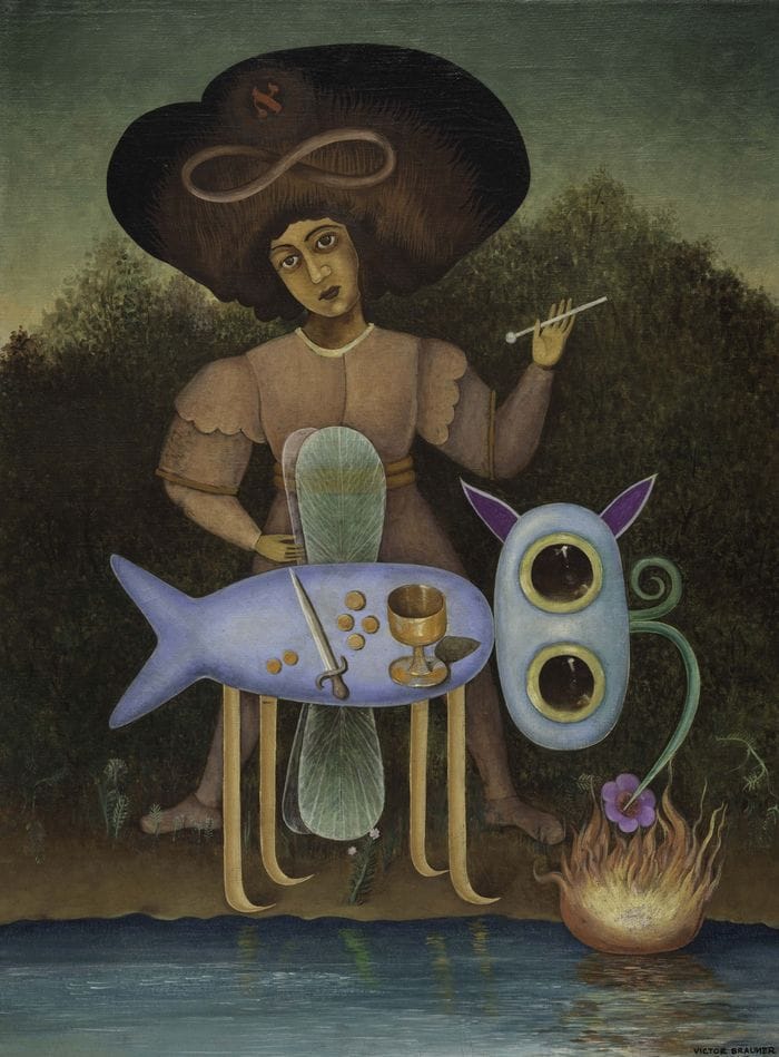 Una carta di Victor Brauner
