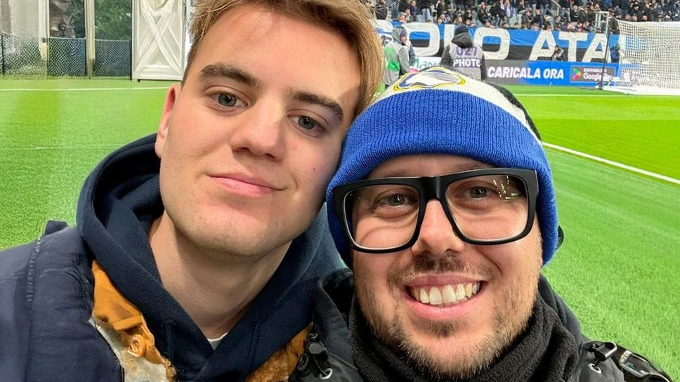 Nicolò e Giorgio Rotini grazie al premio mensile di ottobre hanno visto Atalanta-Fiorentina in pitch view