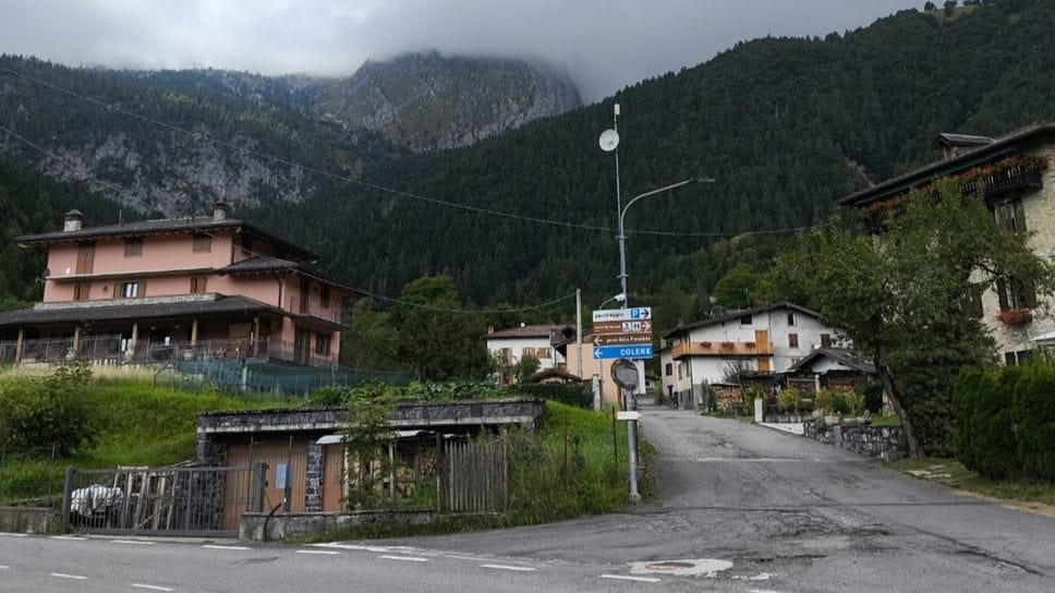 Uno scorcio di Teveno di Vilminore