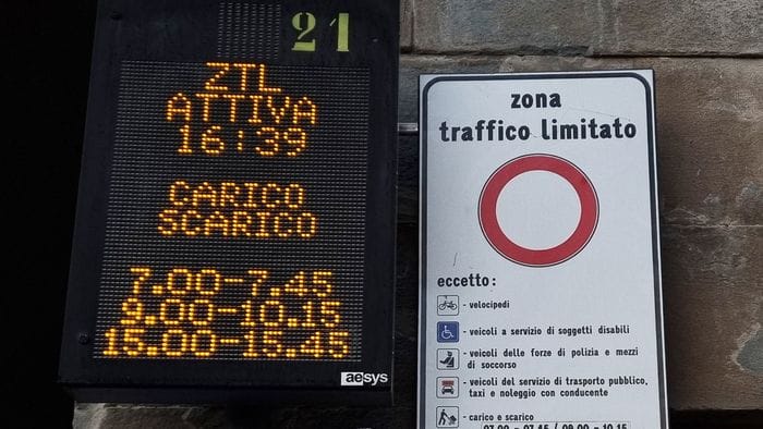 ztl citt224 alta valverde via tasso e pignolo telecamere per monitore anche l8217uscita