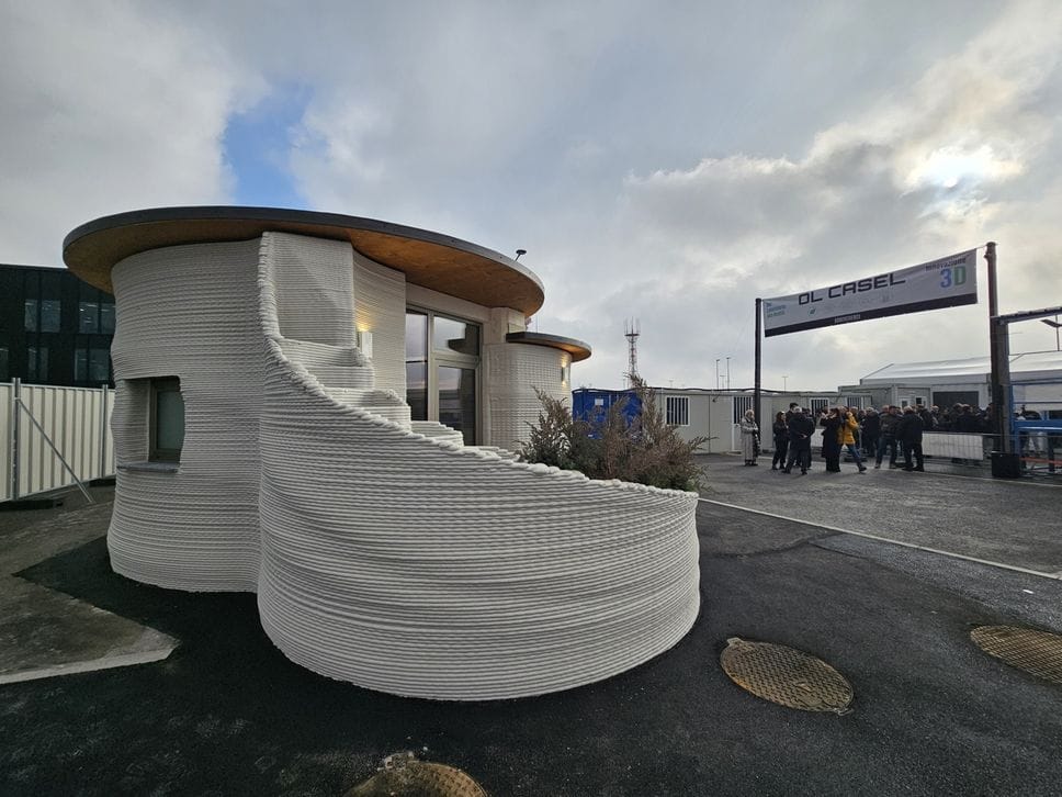 Ol casel, a Orio nuovo modulo logistico realizzato con una stampante 3d