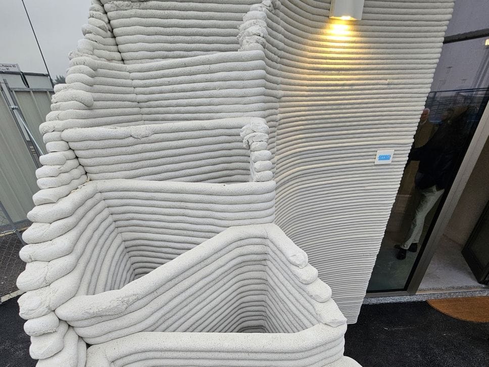 Ol casel, a Orio nuovo modulo logistico realizzato con una stampante 3d