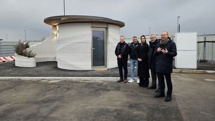 a orio nuovo modulo logistico realizzato con una stampante 3d foto da Ecodibergamo.it a orio nuovo modulo logistico realizzato con una stampante 3d foto